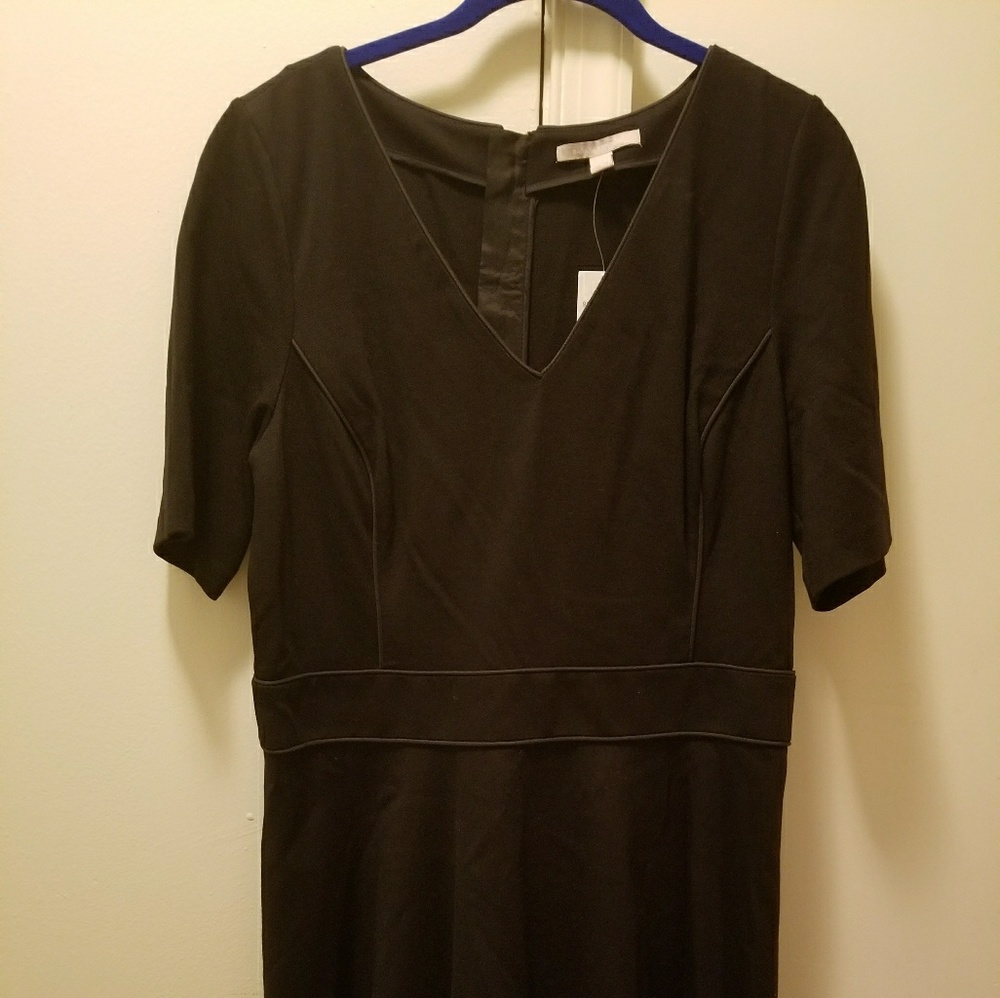 Black banana republic dress sz 16